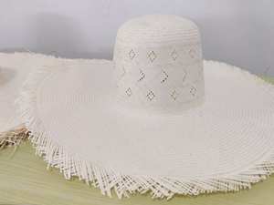 ND127 Sombreros de Papel de Arroz Japonés Glaseado, 5bu 3bu 8bu, Cuerpo de <span class=keywords><strong>Sombrero</strong></span> de Papel Japonés <span class=keywords><strong>con</strong></span> Cera, Tejido a Mano, <span class=keywords><strong>Toquilla</strong></span> - Product Image 4