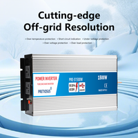 Convertisseur de puissance onduleur à onde sinusoïdale pure Pretiosus 1500W DC12/24/48V vers AC110V 220V Mixte