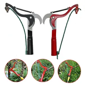 Podadora Manual de ramas de gran altitud, tijeras extensibles para podar árboles frutales, cortador de sierra, herramienta recortadora de jardín con cuerda, tijeras de jardín