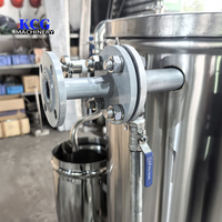 Stérilisateur UHT semi-automatique chauffé à la vapeur, équipé d'un générateur de vapeur et d'un châssis de base, pour la stérilisation des jus et des boissons