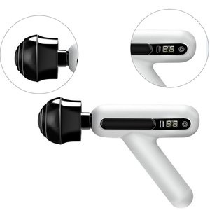 Mini pistolet de massage en alliage d'aluminium avec compresse chaude, appareil de massage musculaire profond pour fascias et tissus, machine de massage de poche avec ventilateur - Product Image 3