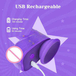 Vibrateur télécommandé violet rêveur, stimule le point G, fonction de poussée et de traction, jouet sexuel pour femmes adultes. - Product Image 6