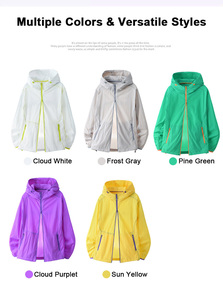 Chaqueta de Protección Solar Transpirable <span class=keywords><strong>con</strong></span> Capucha y Airbag UPF50+, <span class=keywords><strong>con</strong></span> Almohada Inflable para <span class=keywords><strong>el</strong></span> Cuello, Unisex, Portátil y Ligera - Product Image 2