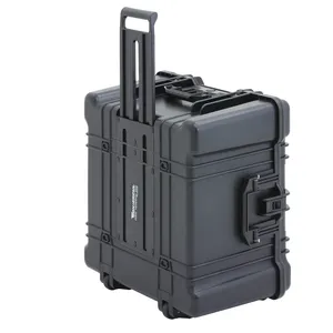 Hard ABS Plastic Waterproof Tool Case Ip67 waterproof durable toolbox Plastic trolley Case with foam