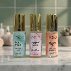 R&G Body Mist <b>Spray</b> Collection With <b>Vanilla</b> Musk Floral Freshness And Citrus Sea Blossom Fragrance Options For Women - Product Image 4