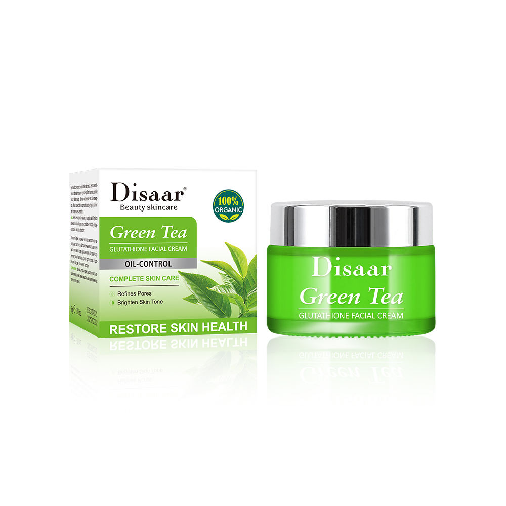 Crème visage contrôle du sébum au thé vert