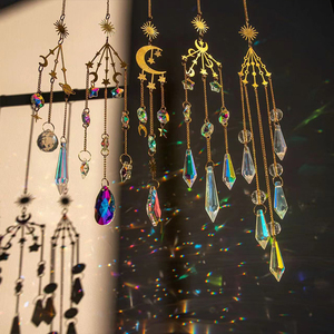 Cristaux arc-en-ciel, attrape-soleil suspendu pour fenêtre, boule de cristal, attrape-soleil, pendentifs pour jardin, mariage, fête - Product Image 4