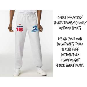 Pantalon de survêtement en mélange lourd imprimé personnalisé pour hommes 18200 avec textes avec logo et photos Pantalon d'extérieur - Product Image 5