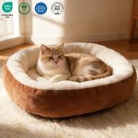 Sofá cama impermeable de felpa grande de muestra gratis para cama ortopédica de perro humano cama de lujo para perros