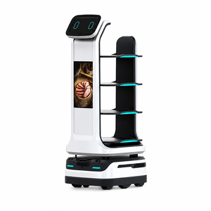 <span class=keywords><strong>Robot</strong></span> de livraison de nourriture intelligent à navigation autonome par lidar, entièrement automatique, avec recharge automatique - Product Image 2