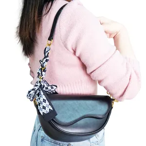 Kleine Crossbody-Taschen für Damen modisch echtes Leder Crossbody-Gemüse Schultertasche Koffer mit verstellbarem Breitband