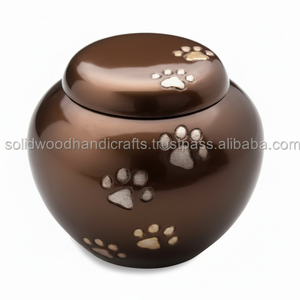 Urnas de latón de alta calidad para gatos y perros, urnas conmemorativas para mascotas para cenizas de gatos y perros, urnas al por mayor a bajo precio - Product Image 1