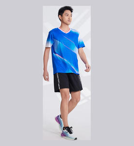 Maillot de tennis de table personnalisé par sublimation, imprimé dégradé, anti-humidité, séchage rapide, toucher doux, uniforme d'équipe de match, logo personnalisé - Product Image 2