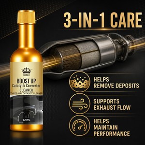 Detergente per Convertitore Catalitico 120ml, Pulitore per Sistema di Scarico, Rimozione Carbonio, Trattamento Sistema Carburante, <span class=keywords><strong>Additivo</strong></span> Olio - Product Image 3