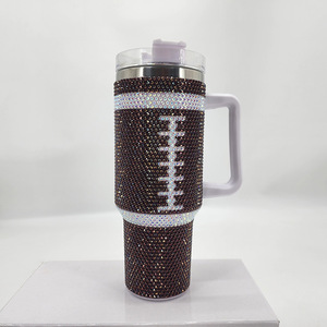 New Diamond studded Large Capacity <b>Stainless</b> <b>Steel</b> Insulated <b>Cup</b> - Product Image 2
