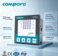 Compteur d'énergie intelligent triphasé Compere KPM10, haute précision, anti-interférences, classe 0.5S, bidirectionnel, quatre-quadrants