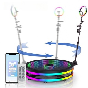 <strong>360</strong> <strong>Degree</strong> Rotation Photographing Platform <strong>360</strong> Photo Booth Ring Racket Cross-Border Camera &amp; SLR Compatible Photography Table - Product Image 2