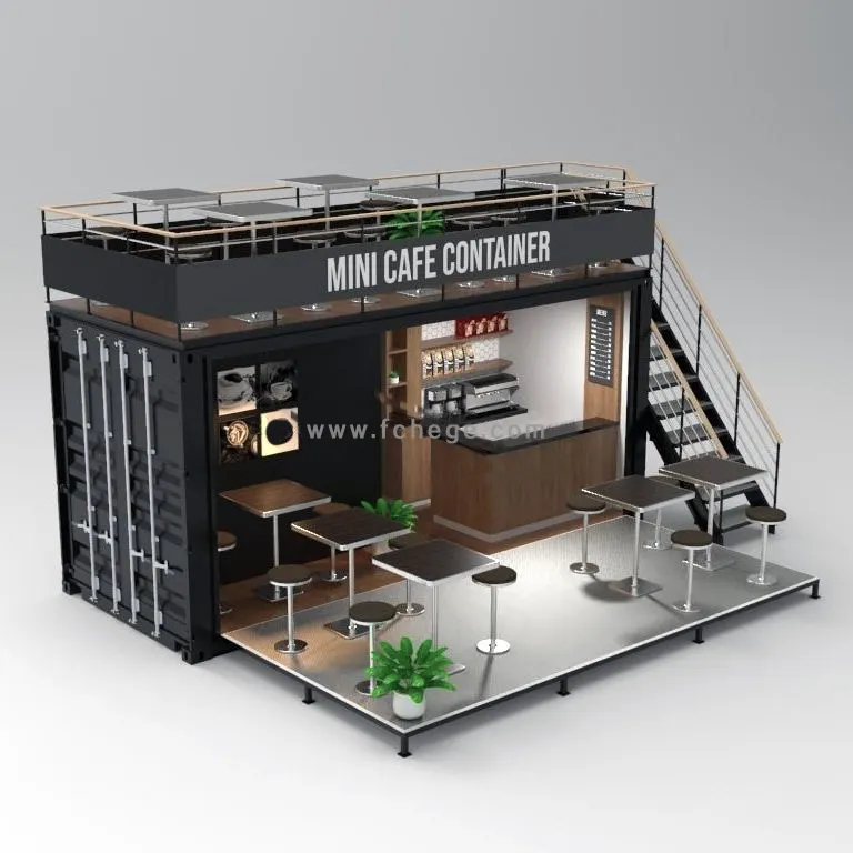 Magic House container 40ft bar cafe restaurant mobile mini cafe container