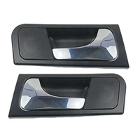 Manija interior de plástico negra y beige para coche, manija de puerta de coche 5482644 5482643 para Daewoo Lacetti 2003 cromada, venta al por mayor