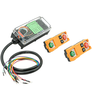 Control remoto de polipasto eléctrico industrial con 2 botones de velocidad única antichoque en stock - Product Image 3