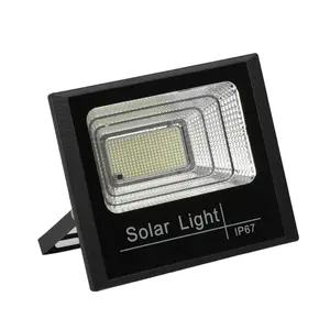 High-Brightness LED Solar Flood Light Waterproof Outdoor Garden Wall Lamp with Aluminum Solar Panel for Outdoor Lighting