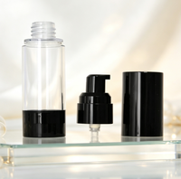 Flacon cosmétique en plastique acrylique rechargeable de 15 ml, 30 ml, 50 ml, 100 ml, flacon pompe sans air pour fond de teint, lotion, sérum