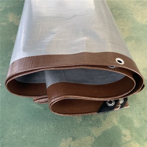 Bâche de <span class=keywords><strong>protection</strong></span> imperméable en tissu enduit de PE pour jardin, auvent extérieur, voile d'ombrage, bâche pour bateau, camion, abri pour animaux domestiques, chenil, résistante à l'eau - Product Image 3