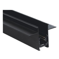Éclairage sur rail magnétique LED 48V, rail encastré en alliage d'aluminium, montage encastré pour bureau et usage intérieur