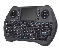 Keyboard nirkabel Mini I8 lampu latar, Multi Warna 2.4ghz muti-bahasa udara Mouse Remote dengan Touchpad untuk Laptop TV Android kotak TV