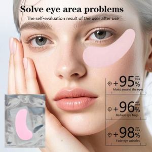 Parches <span class=keywords><strong>de</strong></span> Hidrogel para <span class=keywords><strong>Ojos</strong></span> con Colágeno Rosa y Cúrcuma, para Arrugas, Líneas Finas, Antienvejecimiento, para Todo Tipo <span class=keywords><strong>de</strong></span> Piel - Product Image 1