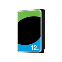 Disque dur de surveillance ST12000VE001 12 To 3,5 pouces SATA 6G 7200 tr/min 256 Mo de cache CMR 24/7