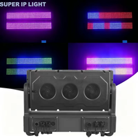 Projecteur Stroboscopique à Tête Mobile 1344x0.5W+336x4W LED RGB CW WW DMX, Protection IP65, Lumière de Scène Dimmable pour DJ, Club, Concert, Fête
