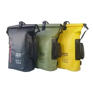 Mochila Impermeable de 25L para Exteriores, con Correa de Hombro Arqueada, Bolsa Seca de Gran Capacidad para Camping, Natación, Playa, Piscina - Product Image 1