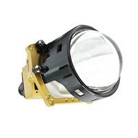 Lentilles de projecteur de voiture bifocales universelles pour phares à LED avec mise au point de puces de type optique à canon laser à faisceau haut et bas