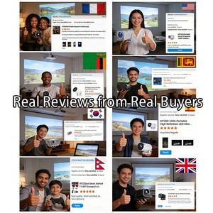 Set de Juegos HY300 con Proyector LED de Alta Definición, Resolución Máxima 4K, Más de 10000 Juegos, Lámpara LCD, para el <span class=keywords><strong>Hogar</strong></span>, Exteriores, Gaming y Conexión Inalámbrica con <span class=keywords><strong>Teléfono</strong></span> Móvil - Product Image 6