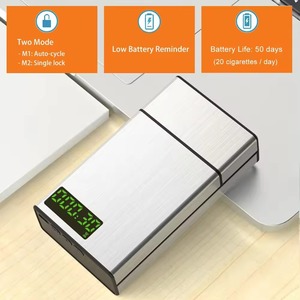 Portatile temporizzato per smettere di fumare con chiusura a Timer portasigarette portasigarette con Timer accessori interni - Product Image 3