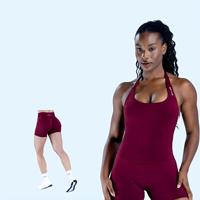 Haut de sport DYFE Impact Cornflower + Short |   Ensemble d'entraînement 2pz