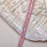 Petites perles de pierres précieuses naturelles rondes à facettes de 2mm pour boucle d'oreille de collier à faire soi-même