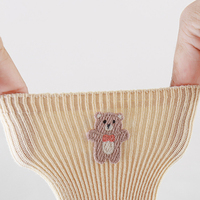 Chaussettes en coton respirant antidérapantes pour nouveau-nés, pour bébés filles, avec design antidérapant 3D personnalisé