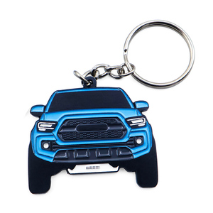 Porte-clés mousqueton personnalisable en alliage de zinc métallique, édition limitée, étanche, motif dessin animé, accessoire automobile - Product Image 2