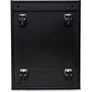 Alera PBFFBL Meuble de classement métallique traditionnel à deux tiroirs, 14 7/8 po de largeur x 19 1/8 po de profondeur, noir, avec tiroirs coulissants pleine longueur, mobile, pour bureau et atelier - Product Image 6