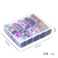 Autocollants de transfert pour ongles TSZS en gros, feuilles holographiques laser pour nail art, papier de transfert coloré motif léopard et fleurs pour manucure