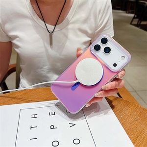 เคสโทรศัพท์มือถือลายไล่สีออโรร่า ดีไซน์แฟชั่น สำหรับ iPhone 12 13 14 15 16 17 Pro Max 17Air ป้องกันการตกกระแทก - Product Image 5