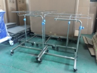 Table Mayo chirurgicale réglable en hauteur en acier inoxydable, équipement de salle d'opération, fournisseur en gros
