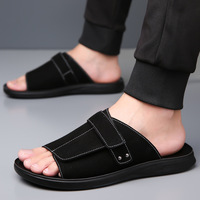 Sandales de sport polyvalentes pour hommes, nouvelle collection été, légères, à brides croisées, bout ouvert, taille 48 - Idéales pour la conduite