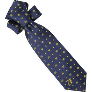 Kustom 72 ulang tahun Logo tenun serat mikro Jacquard Tie desain mode dasi poliester untuk pria dan corkelelawar Para Hombre - Product Image 1