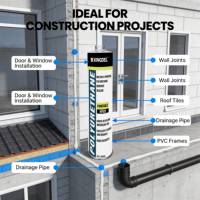Scellant Polyuréthane Flexible et Imperméable pour Toiture, Tuyaux de Drainage, Construction Extérieure et Transport