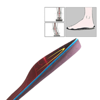 Semelles orthopédiques unisexes en EVA à soutien de la voûte plantaire avec talonnette pour pieds plats – Vente en gros à prix abordable