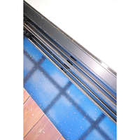 Systèmes de portes intérieures coulissantes rétractables en aluminium de poche Portes de douche pivotantes peu encombrantes Système de portes coulissantes