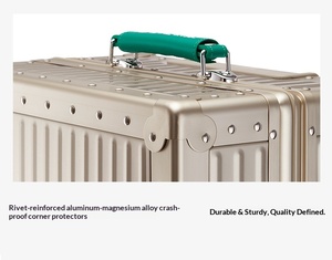 <span class=keywords><strong>Valise</strong></span> à roulettes en <span class=keywords><strong>aluminium</strong></span> de haute qualité, roues universelles, <span class=keywords><strong>valise</strong></span> de bord avancée, <span class=keywords><strong>valise</strong></span> à mot de passe, 20 pouces, 24 pouces, <span class=keywords><strong>pilote</strong></span> - Product Image 6